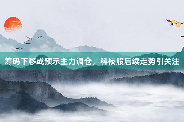 筹码下移或预示主力调仓，科技股后续走势引关注
